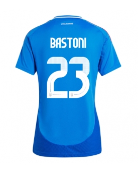 Italia Alessandro Bastoni #23 Maglia Gara Casa Repliche Europei 2024 Donna